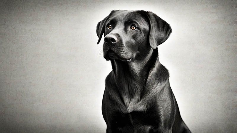 Labrador Retriever Pencil sketch