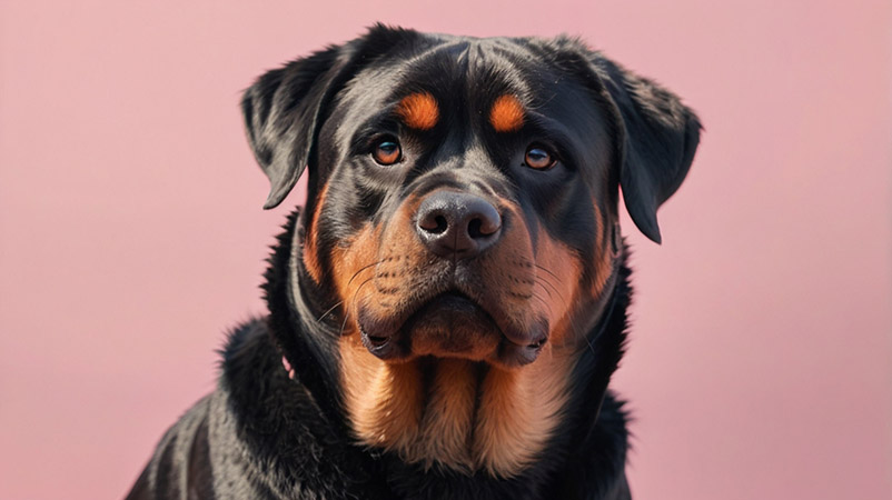portrait of rottweiler for article "Names for Rottweiler"