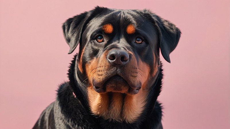 portrait of rottweiler for article