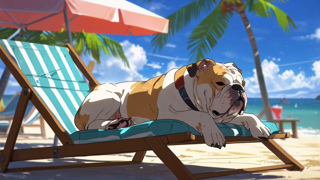 English Bulldog Anime
