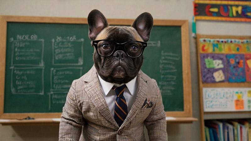 French Bulldog Teacher - Feminist Dog Names