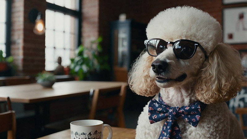 poodle hipster