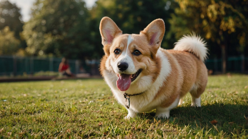 cream Welsh Corgi