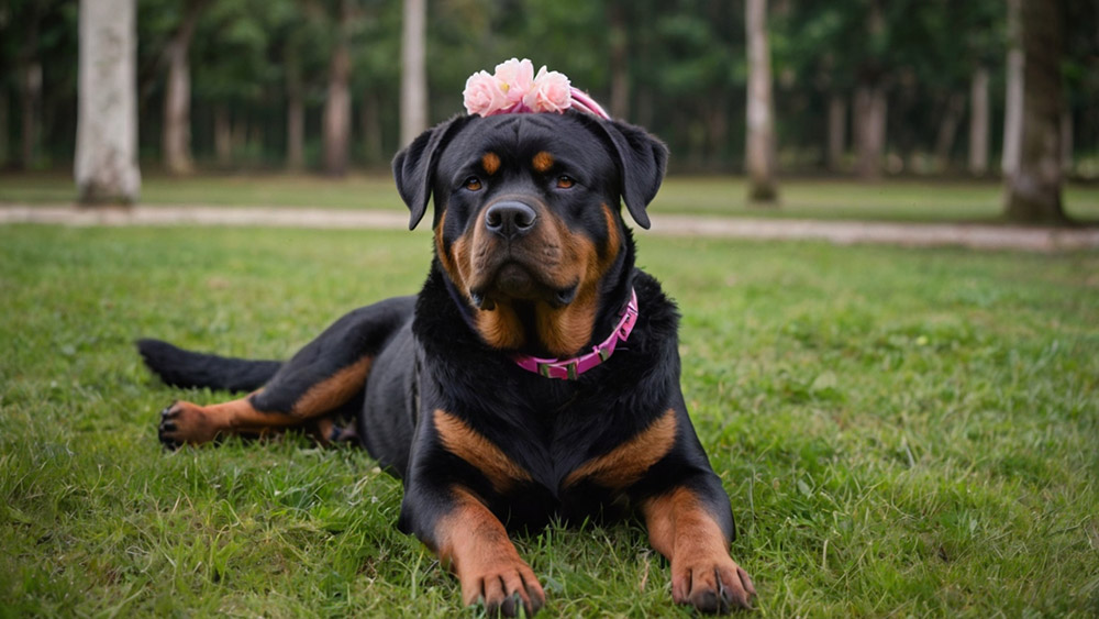 rottweiler female girl