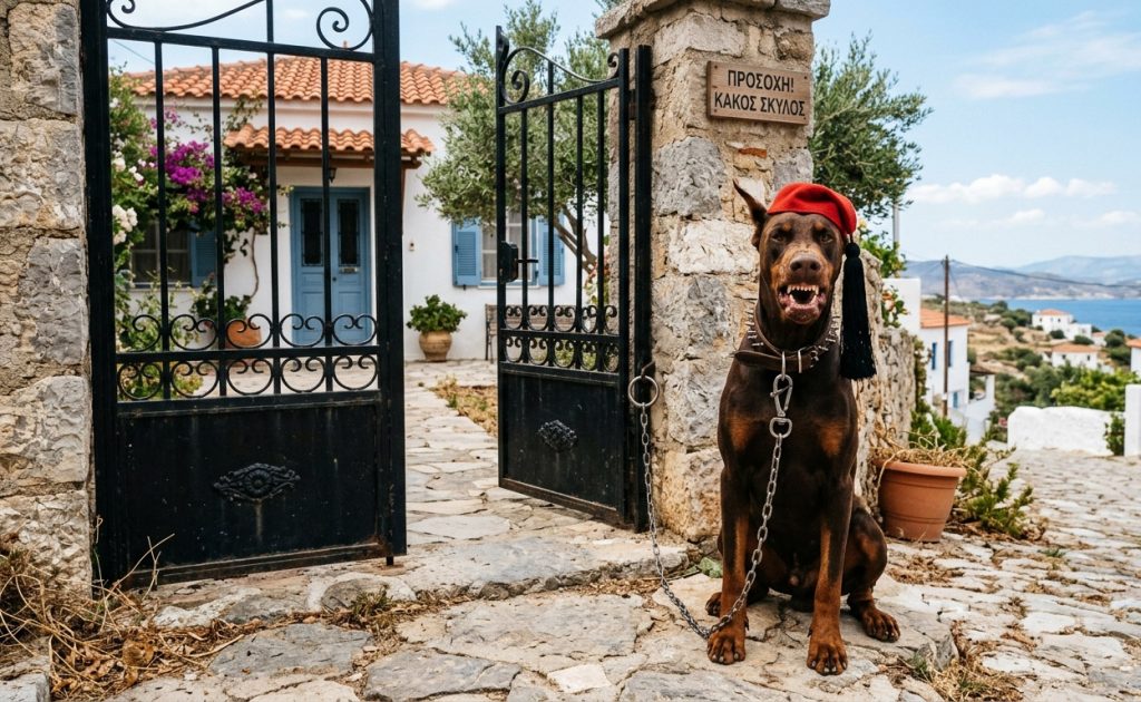 greek name dog doberman