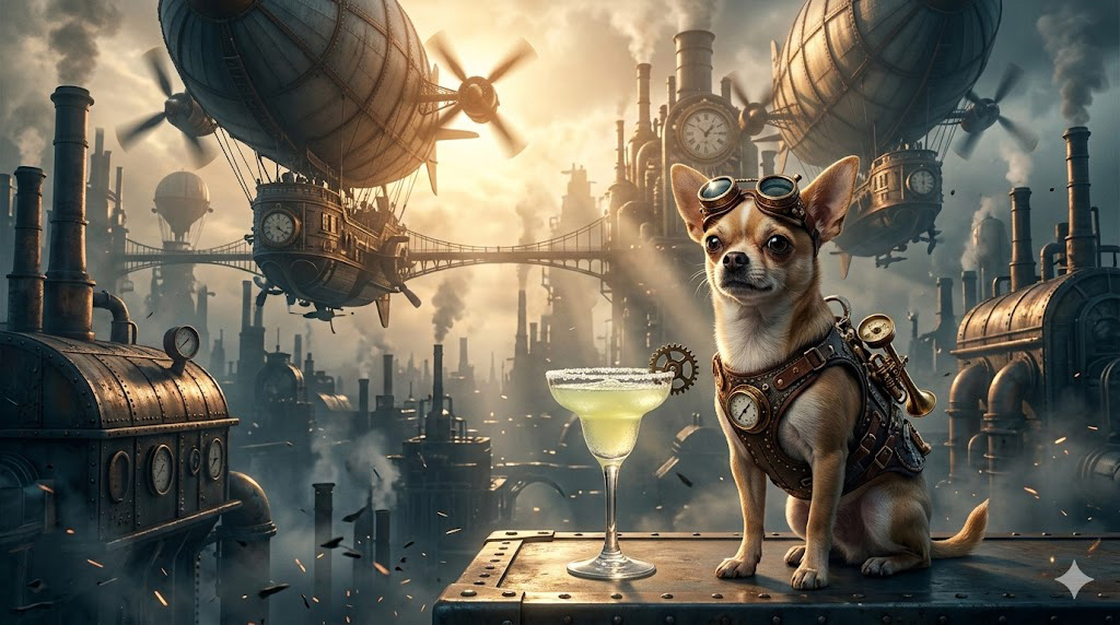 Chihuahua prefers classic cocktails