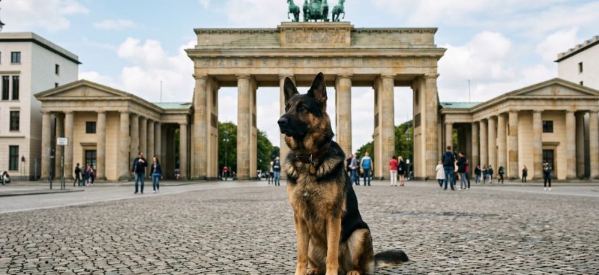 german names for-german shepherd logo