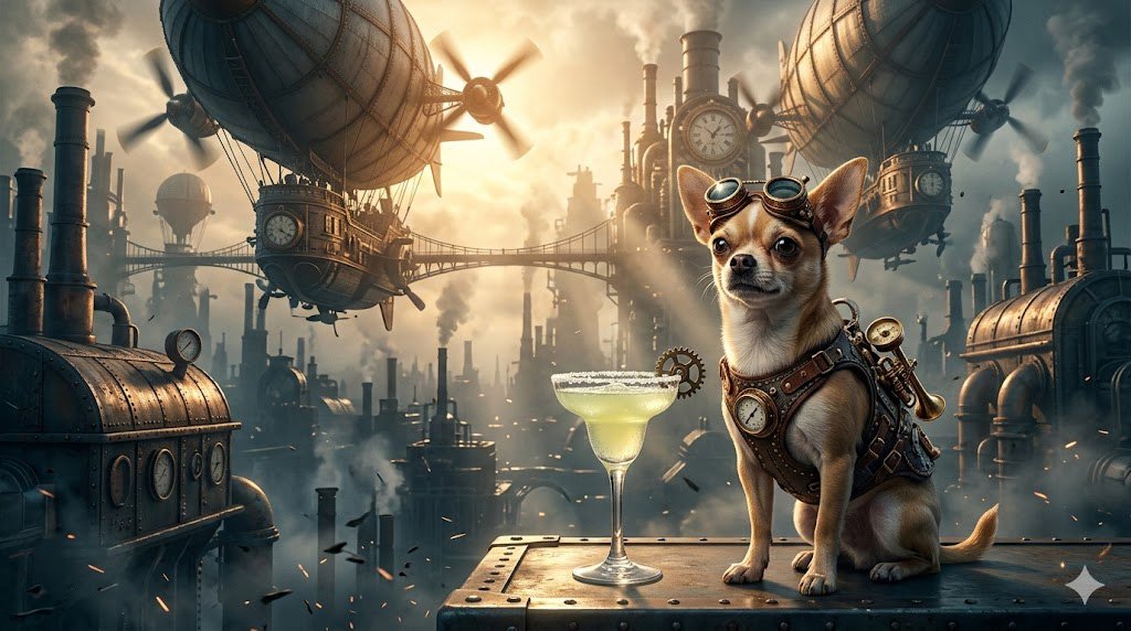 Chihuahua prefers classic cocktails